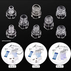 Elitzia facial care spare parts neatly organized in their packaging layout.