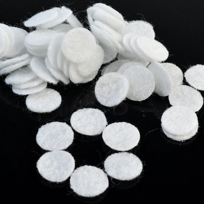 Authentic Nydotd microdermabrasion filter replacements demonstrating compatibility size for standard Indian salon equipment.