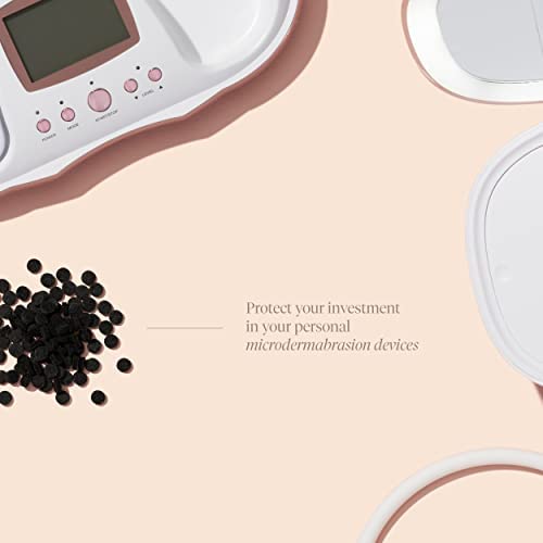 Side angle view of the professional wool filters designed for at-home microdermabrasion systems.
