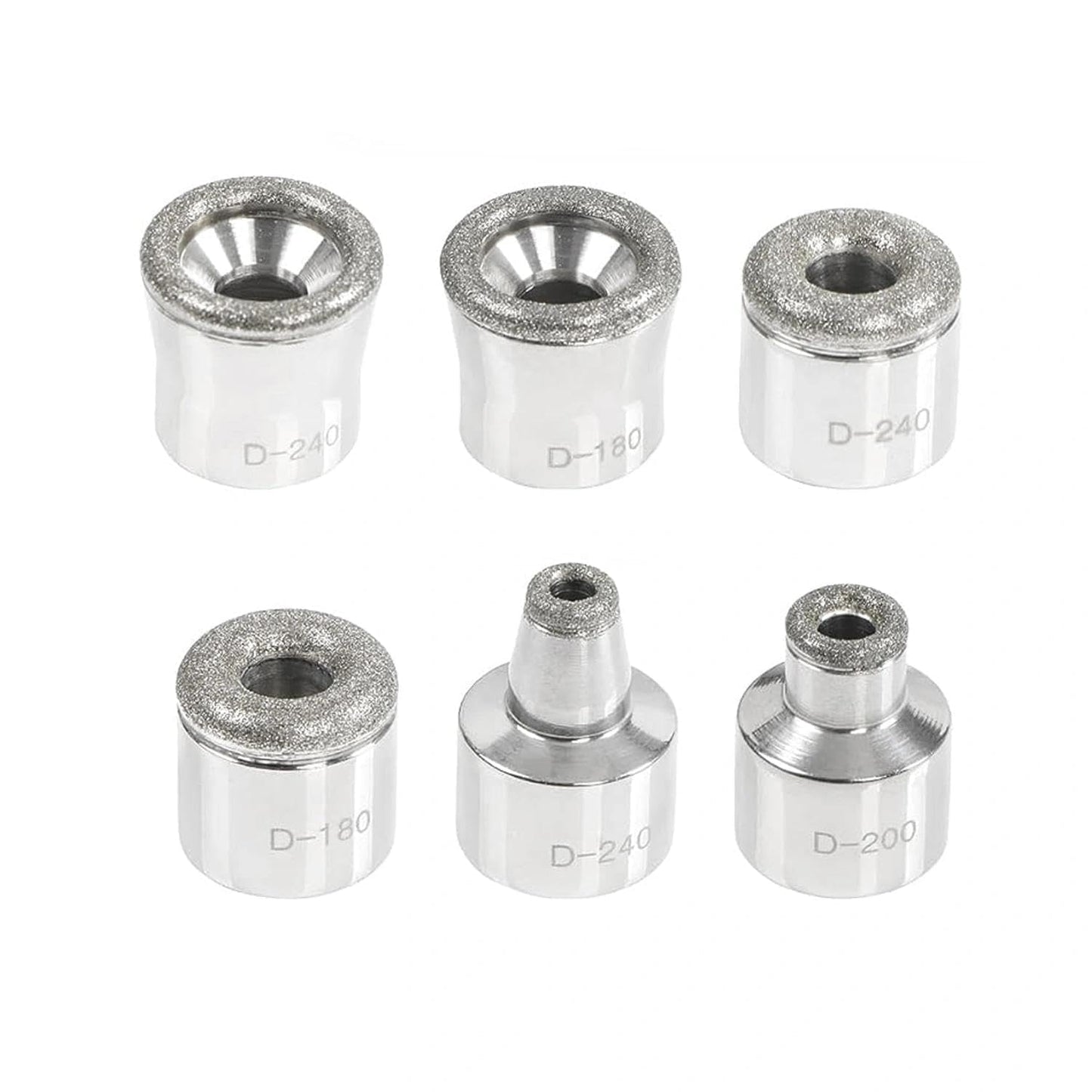 Close-up view of the diamond-encrusted microdermabrasion tips showing different grit sizes