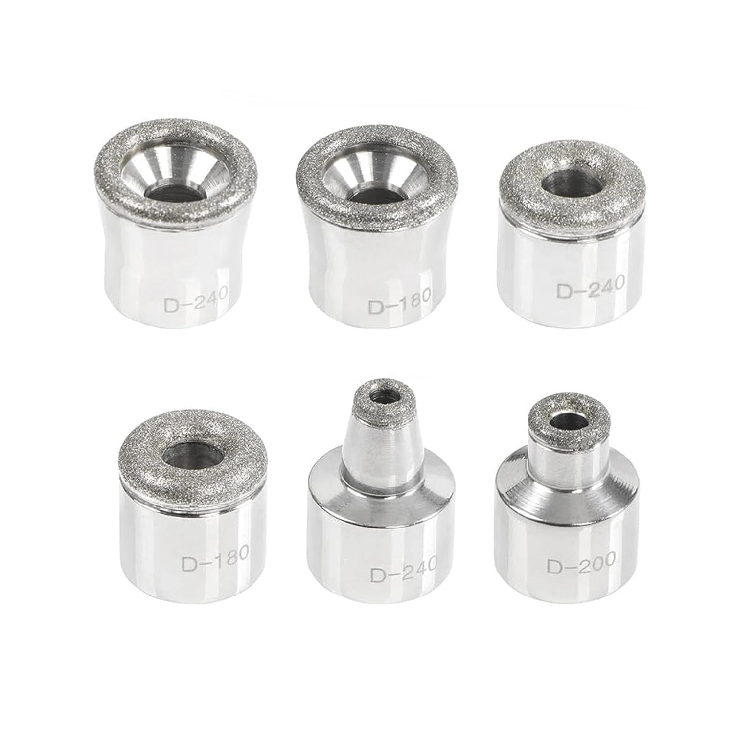 Close-up view of the diamond-encrusted microdermabrasion tips showing different grit sizes