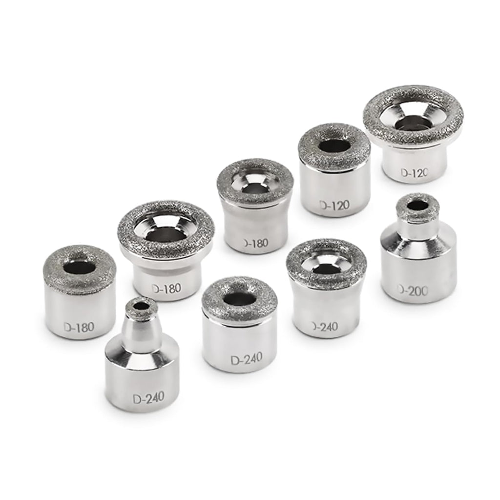 Durable metal replacement tips for standard suction skincare machines