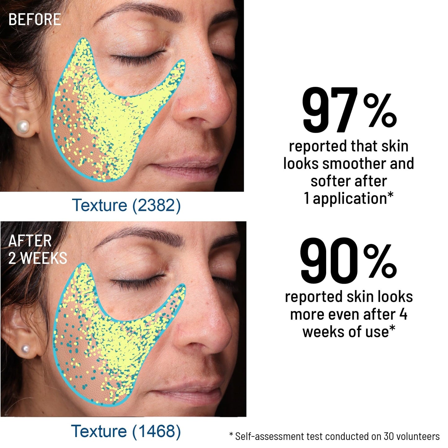 Authentic Dr. Brandt Skincare dual-action exfoliating scrub tube highlighting skin texture benefits