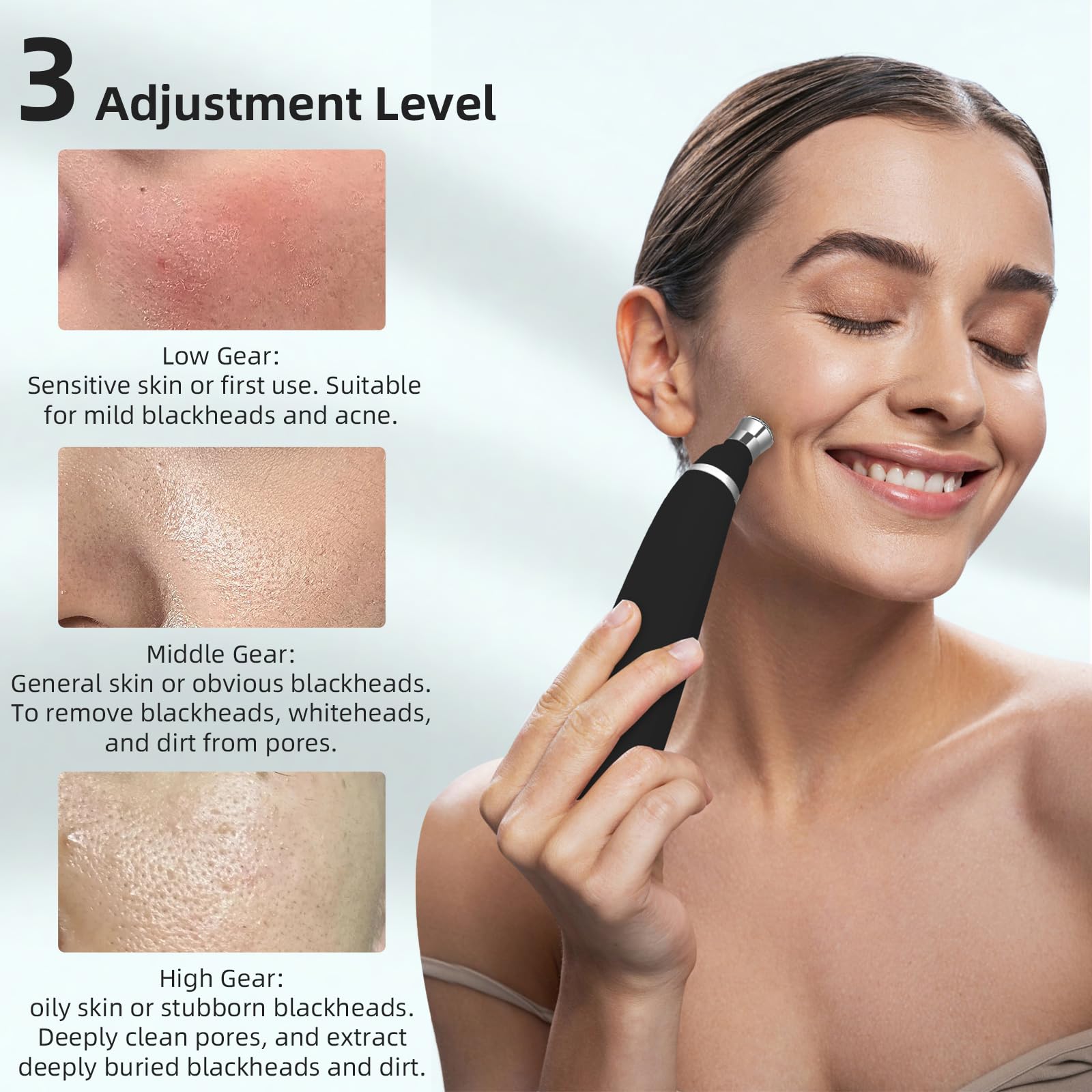 Premium silicone and hard shell packaging of the professional exfoliation kit