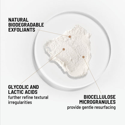 Dr. Brandt anti aging skincare physical and chemical exfoliating scrub overview
