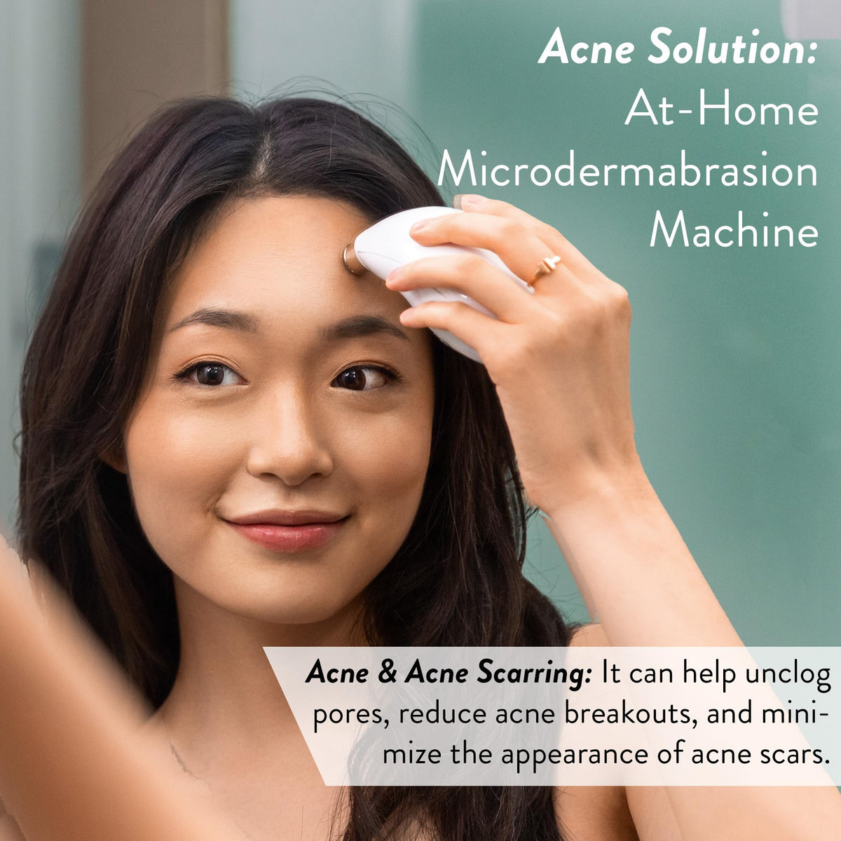 Microderm GLO skin care machine angled display