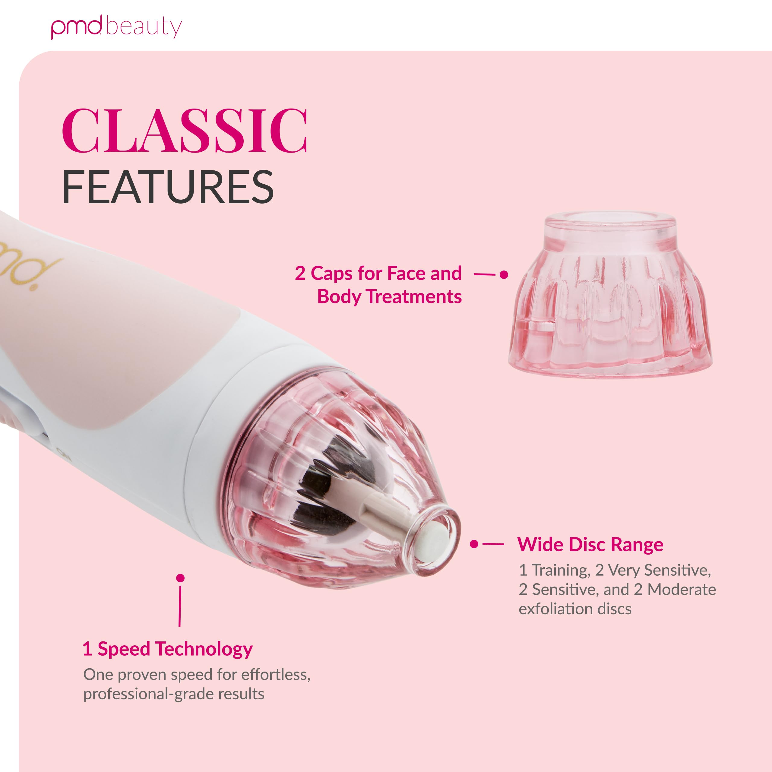 PMD Beauty Personal Microderm Classic microdermabrasion kit for face and body skin renewal.