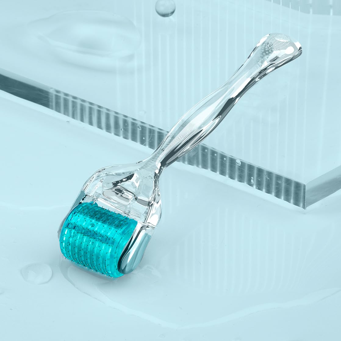 Complete packaging view of the USA imported GXBRSY titanium micro needle roller kit for men and women