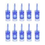 Pack of ten MPK replacement cartridges arranged for home skin care use