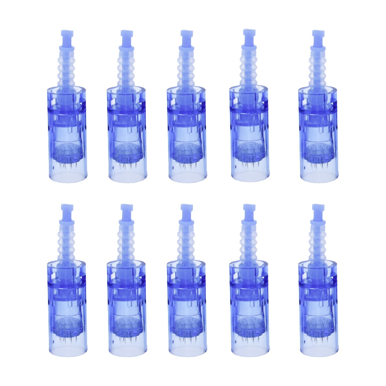 Ten piece box set of MPK sterile disposable cartridges for home microneedling