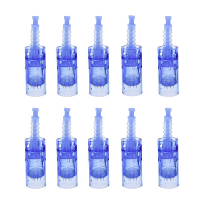 Ten piece box set of MPK sterile disposable cartridges for home microneedling