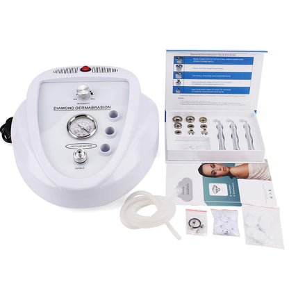 Yofuly microdermabrasion machine set up ready for an intensive deep pore cleansing and skin rejuvenation session.