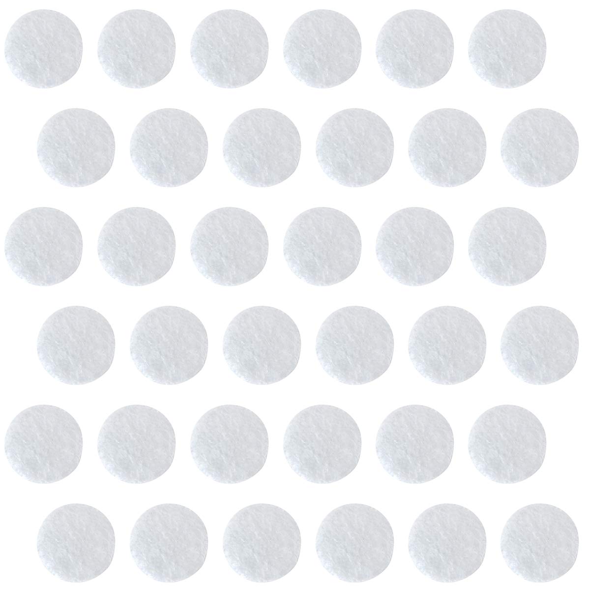 Two hundred pieces of TopDirect white cotton replacement filters for blackhead removal tools.
