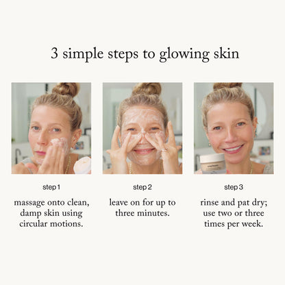 Goop Glow clean beauty pore minimizing face exfoliator product shot