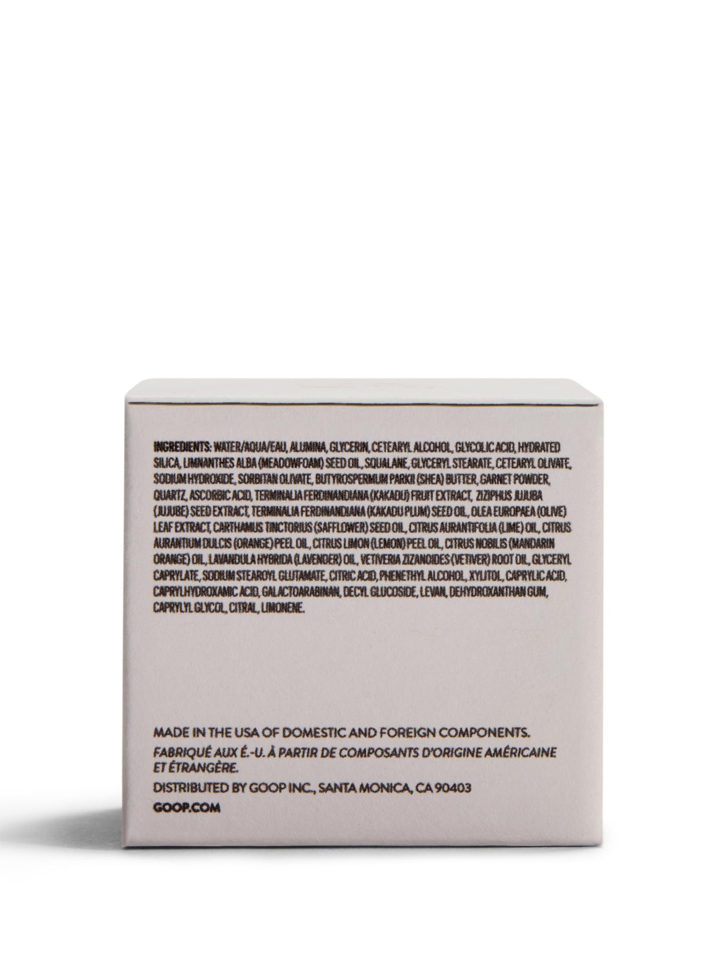 Goop Beauty Microderm half fluid ounce jar with cap off showing formula