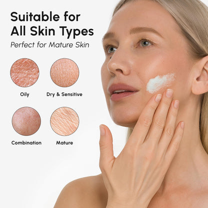 Unisex MAREE face exfoliator for men and women texture close up