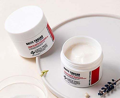 Medi-Peel Naite Thread Neck Cream lifting texture demonstration