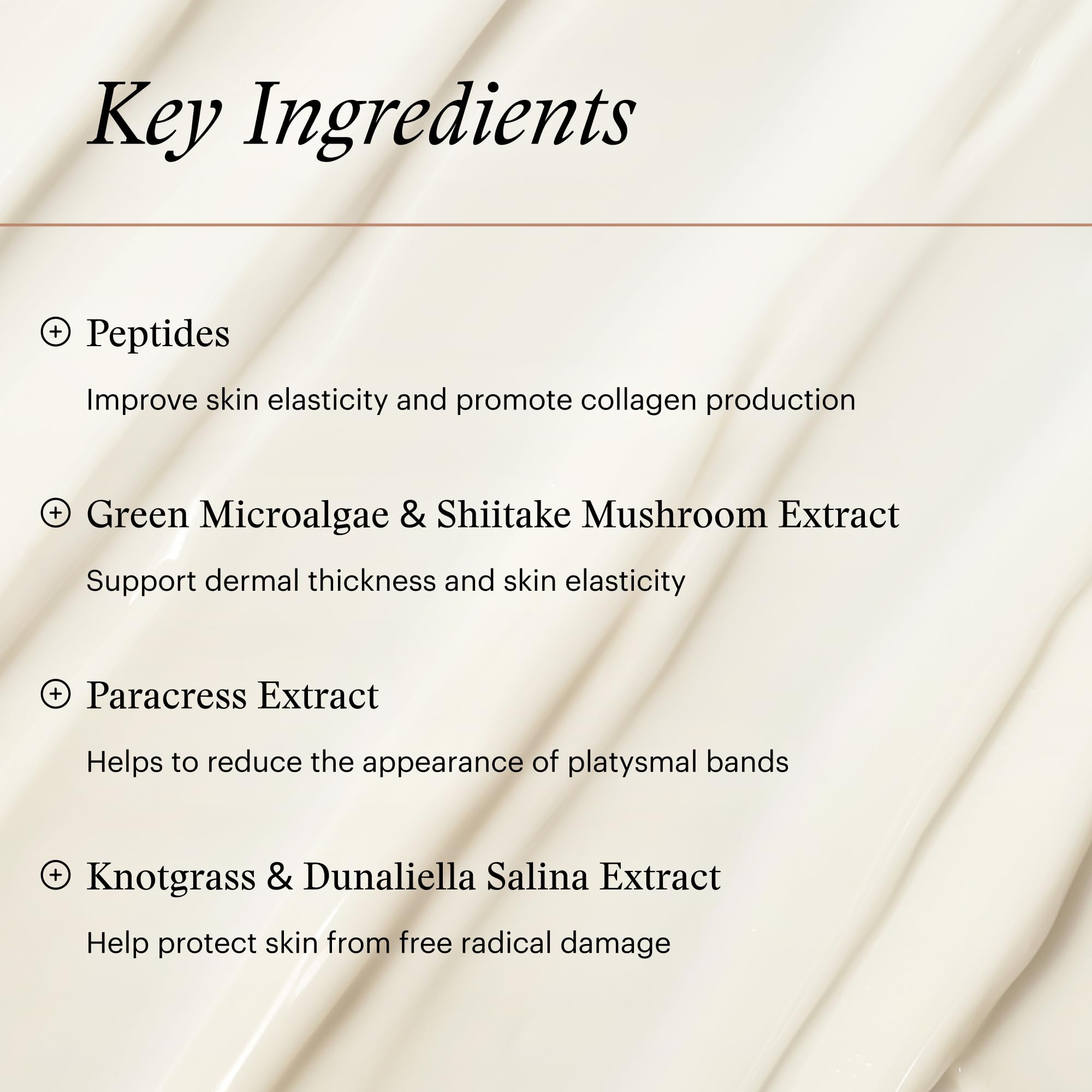 SkinMedica Neck and Decollete treatment cream for smoothing horizontal lines.