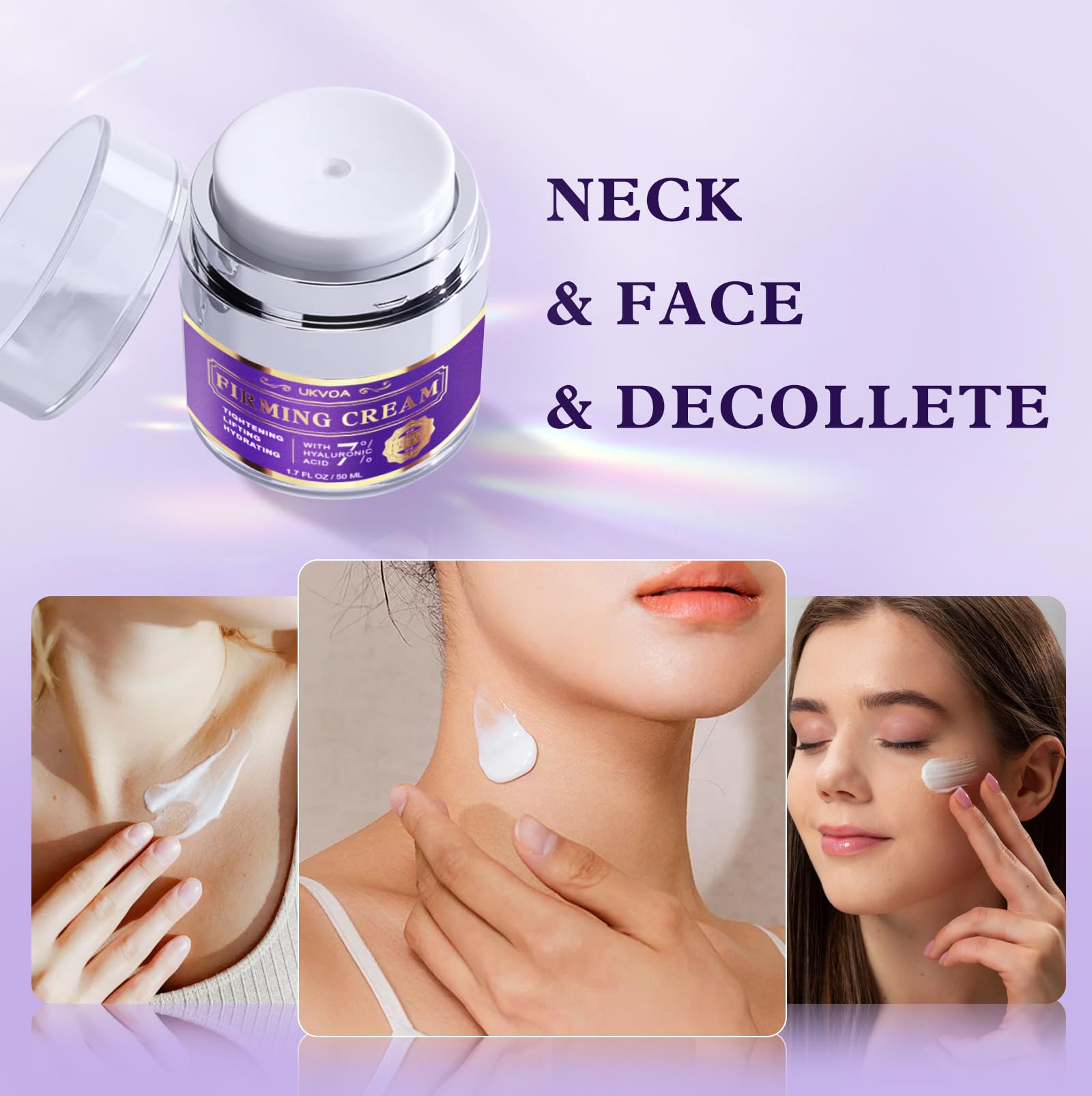 Ukvoa anti-aging firming cream packaging details