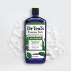 Dr Teal's 34 Fluid Ounce bottle size comparison view