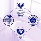 Rear label showing ingredients and directions