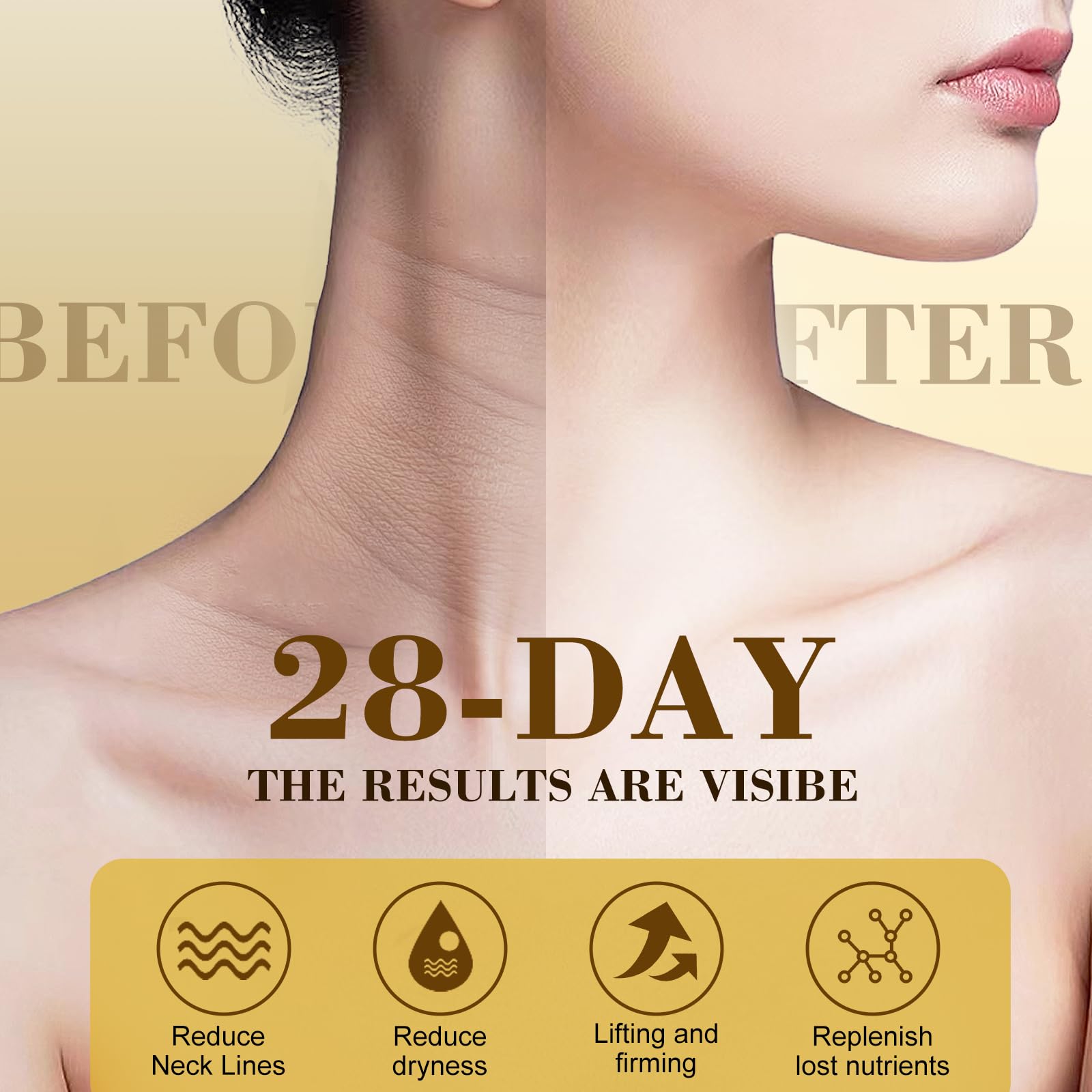 Olelon neck firming cream applicator detail view
