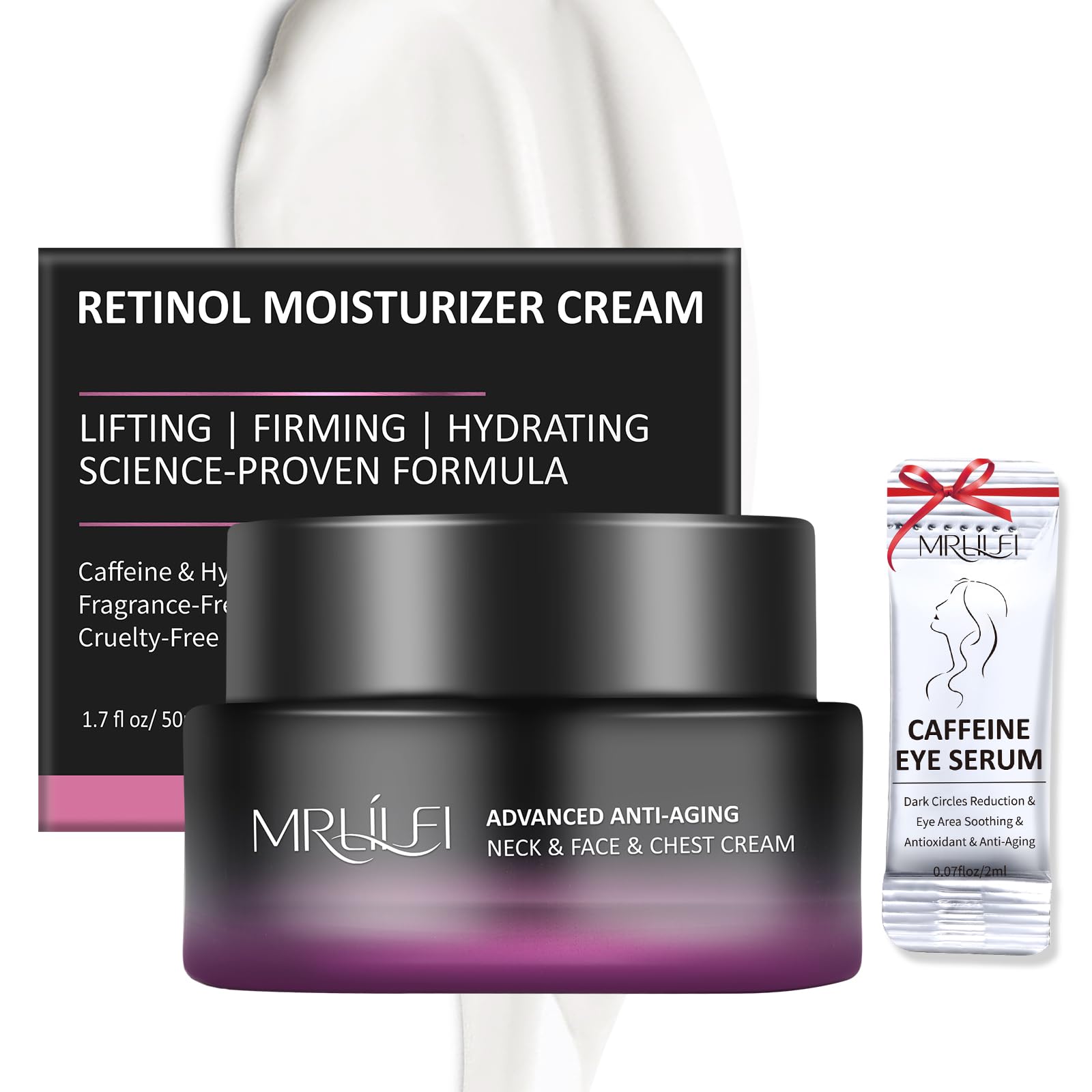 Mrlilei four in one retinol moisturizer cream packaging box