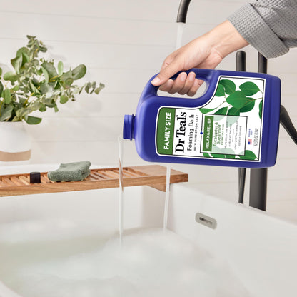 Dr Teal's relaxing bath soak with natural essential oils for self care routine