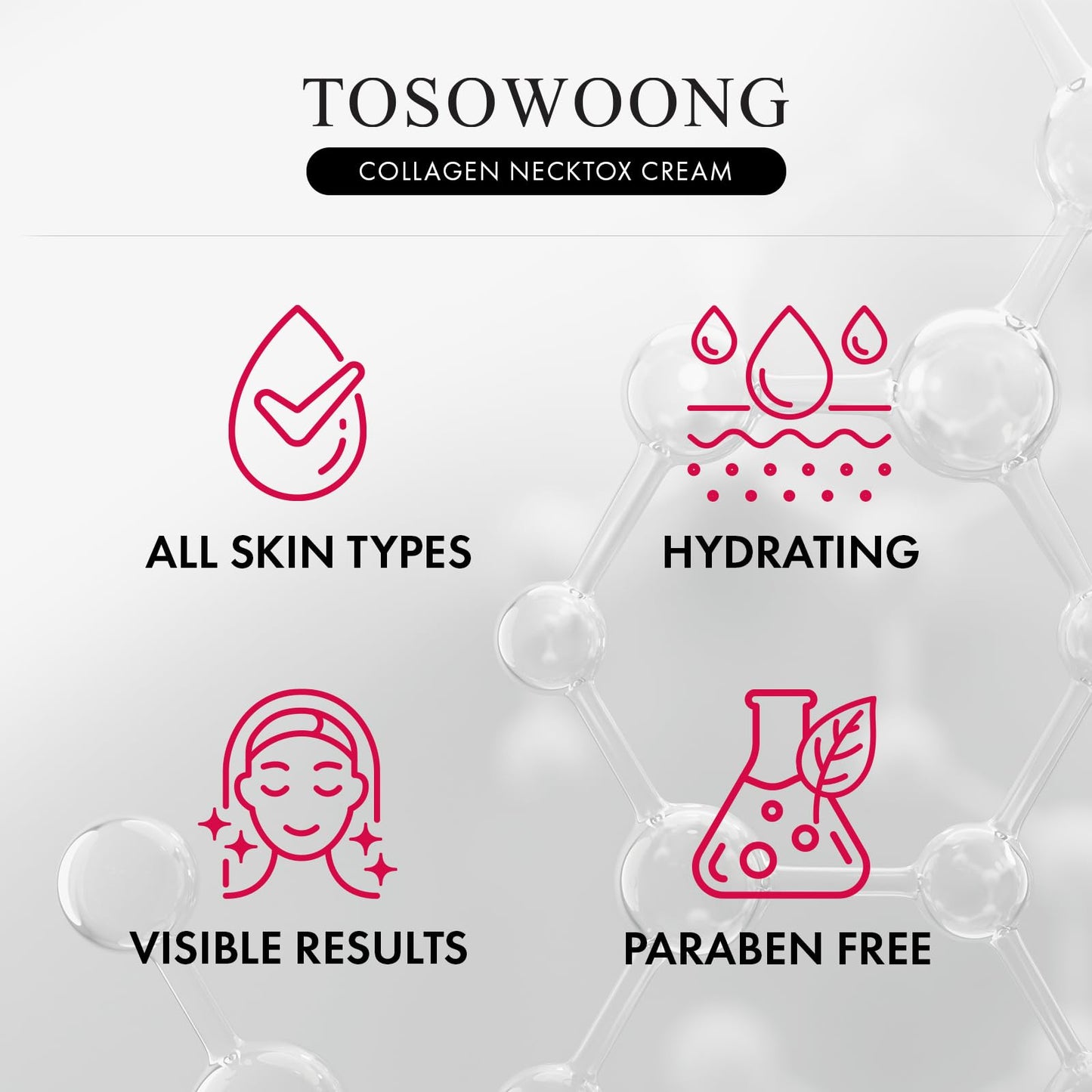 Texture of Tosowoong Collagen Necktox cream
