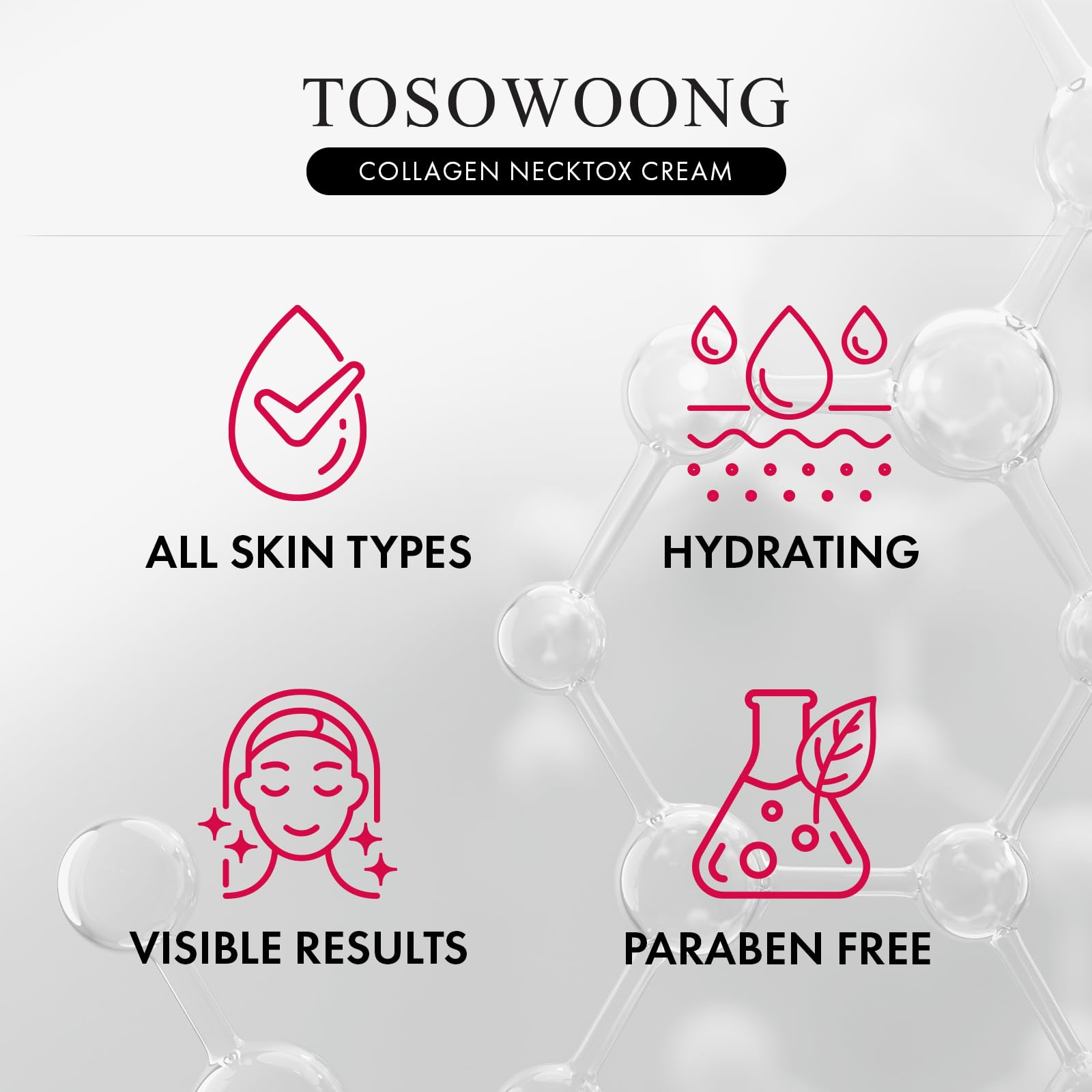Texture of Tosowoong Collagen Necktox cream