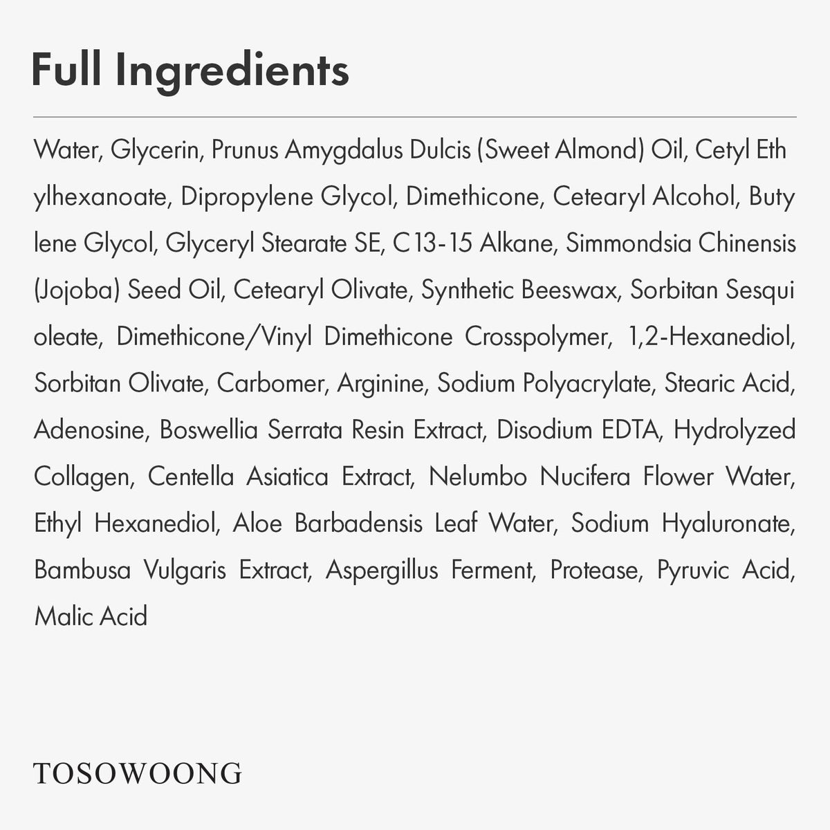 Tosowoong Collagen Necktox Cream full set angle