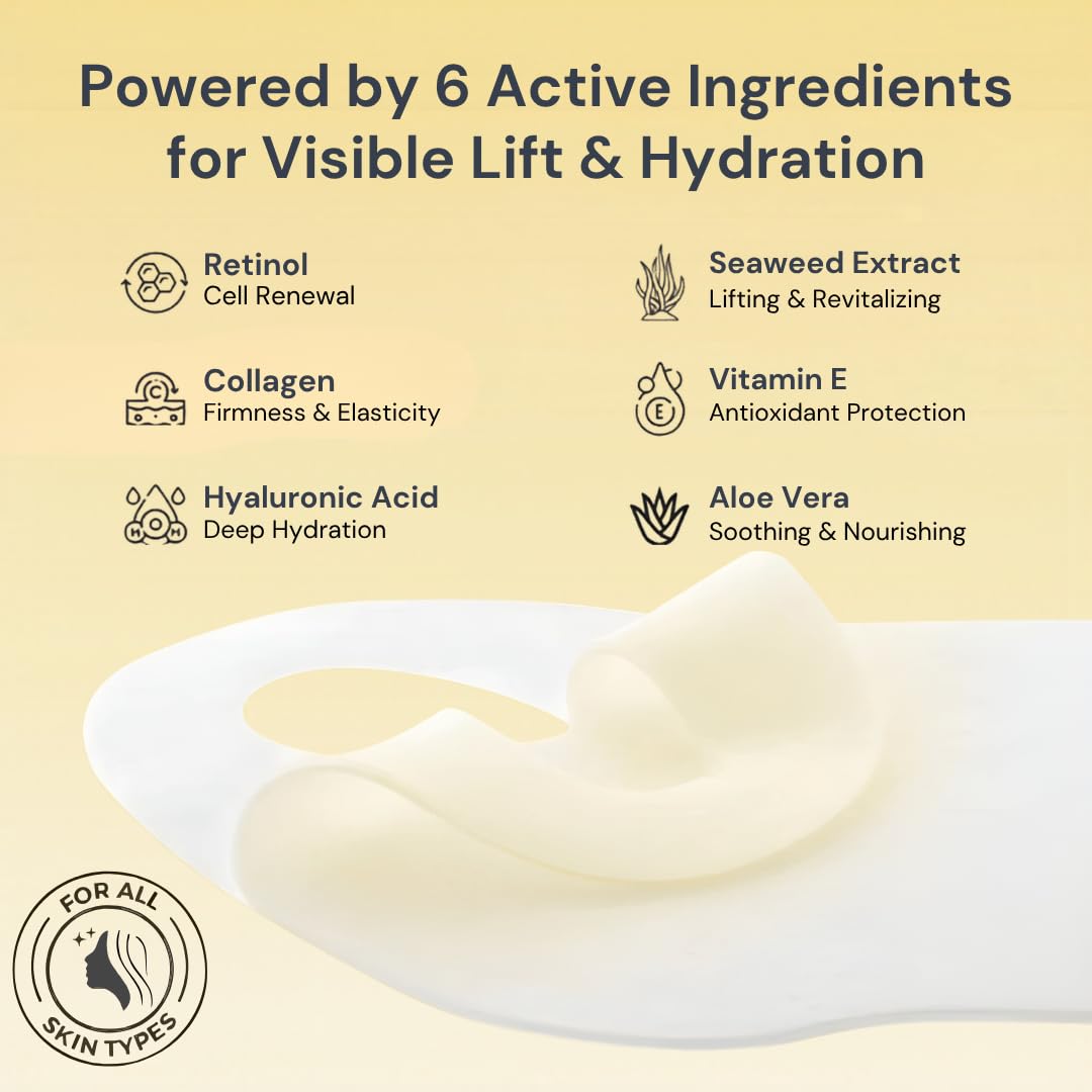 Pure Kind lifting mask with retinol and collagen packaging