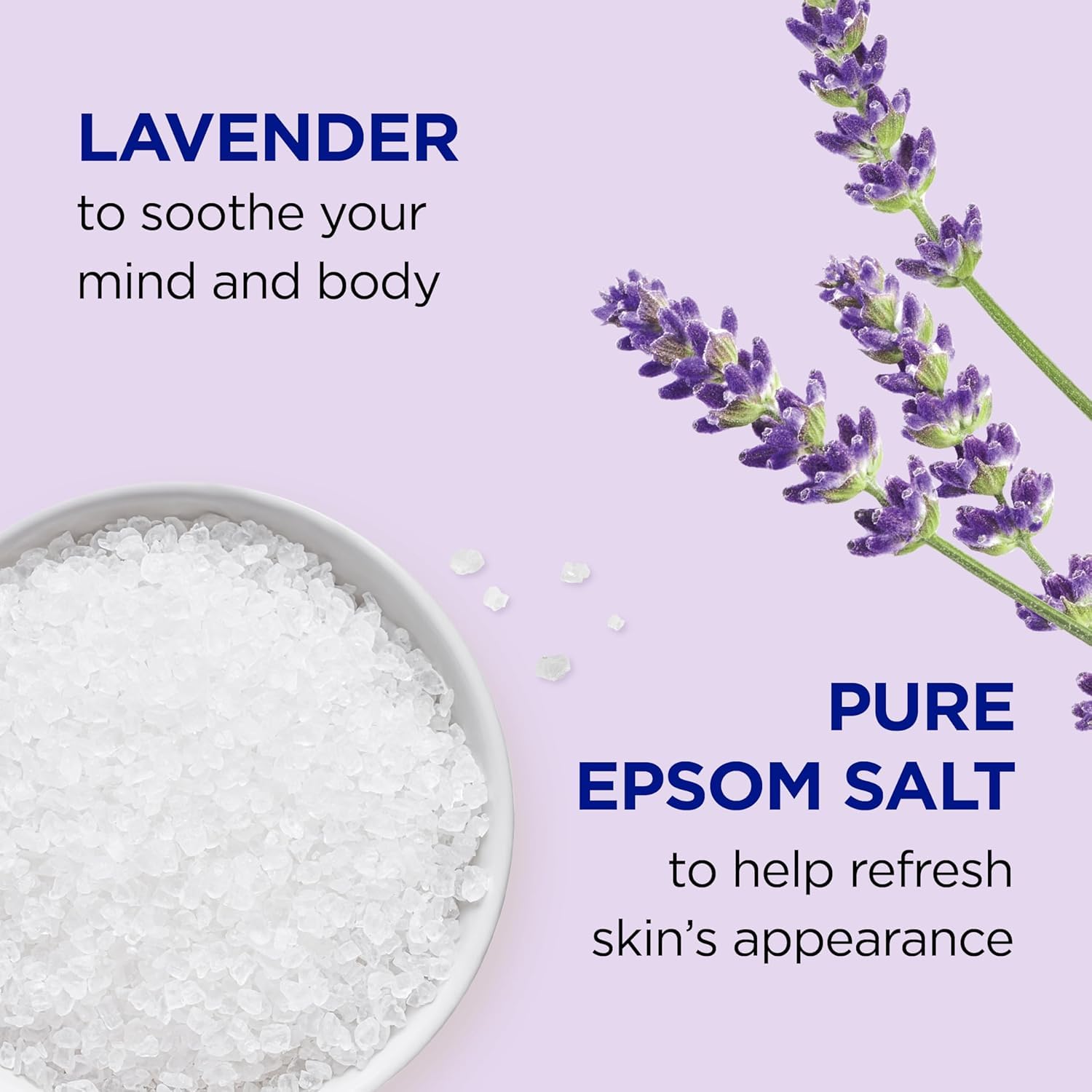 Dr Teal's foaming bath thirty four fluid ounces bottle with lavender essential oil details