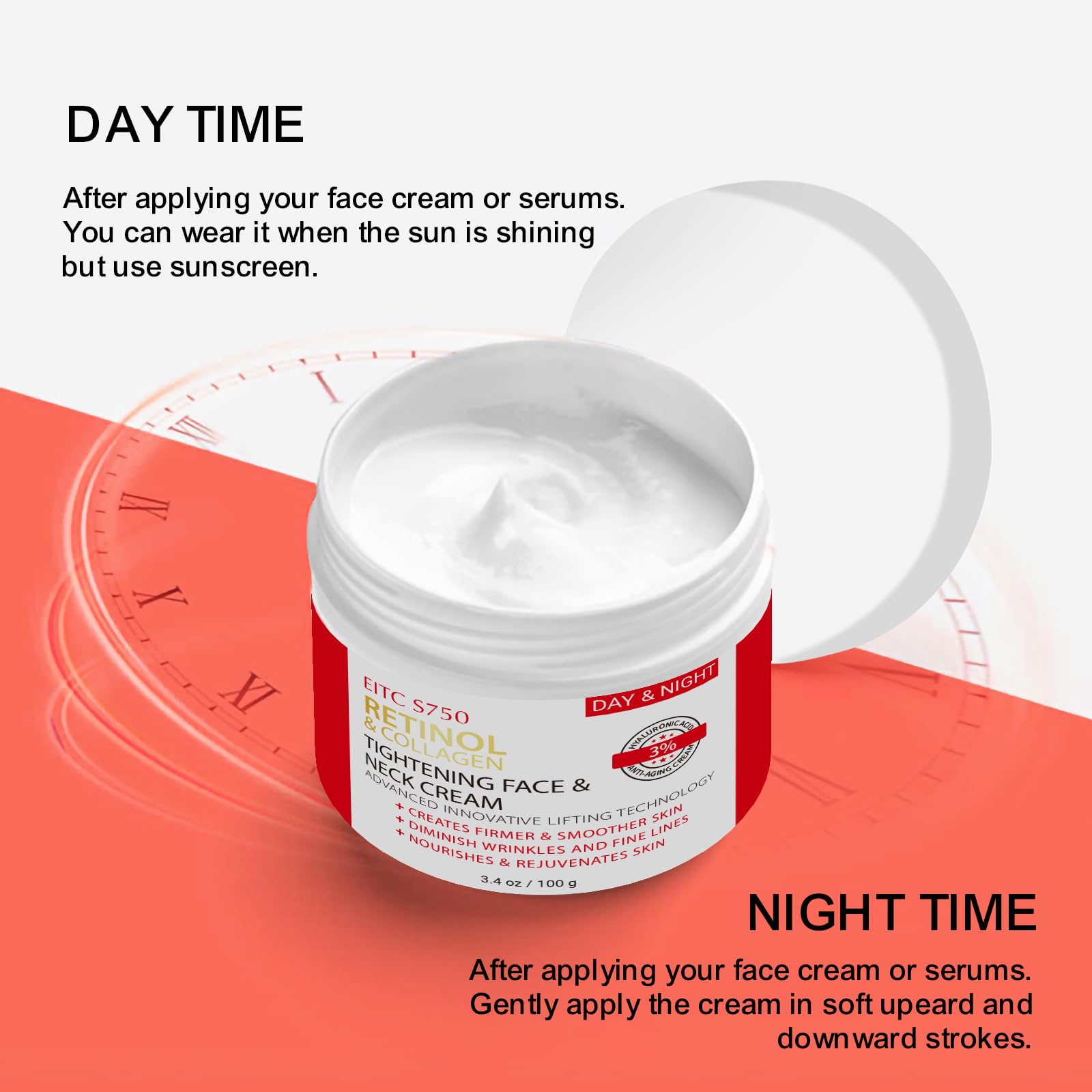 ZDQULX retinol cream application on neck for firming