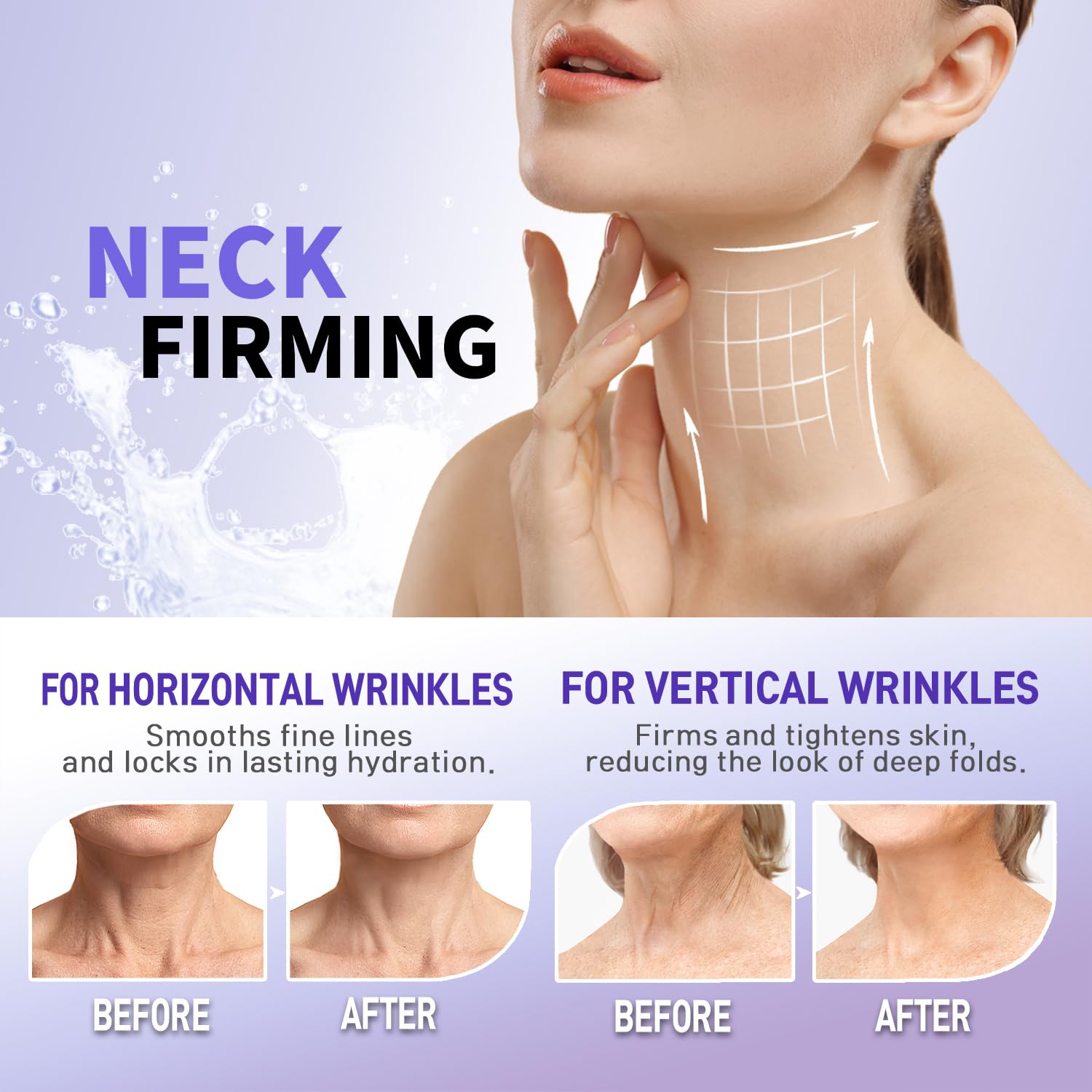 Texture of Ashania peptide and adenosine neck firming cream.