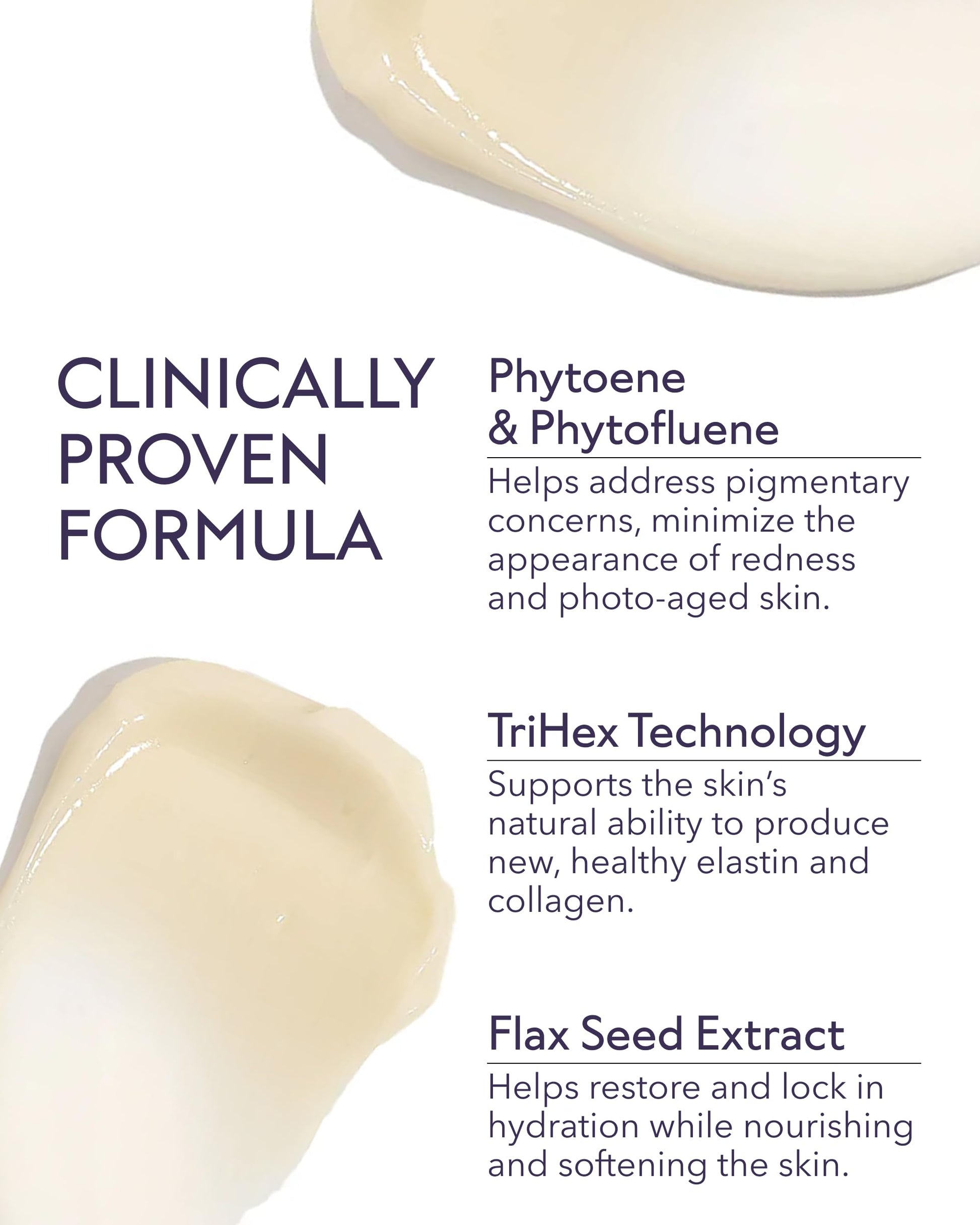 Back of Alastin Restorative Neck Complex bottle with ingredients