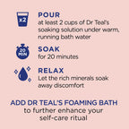Pack of four Dr Teal's epsom salt bags displayed together