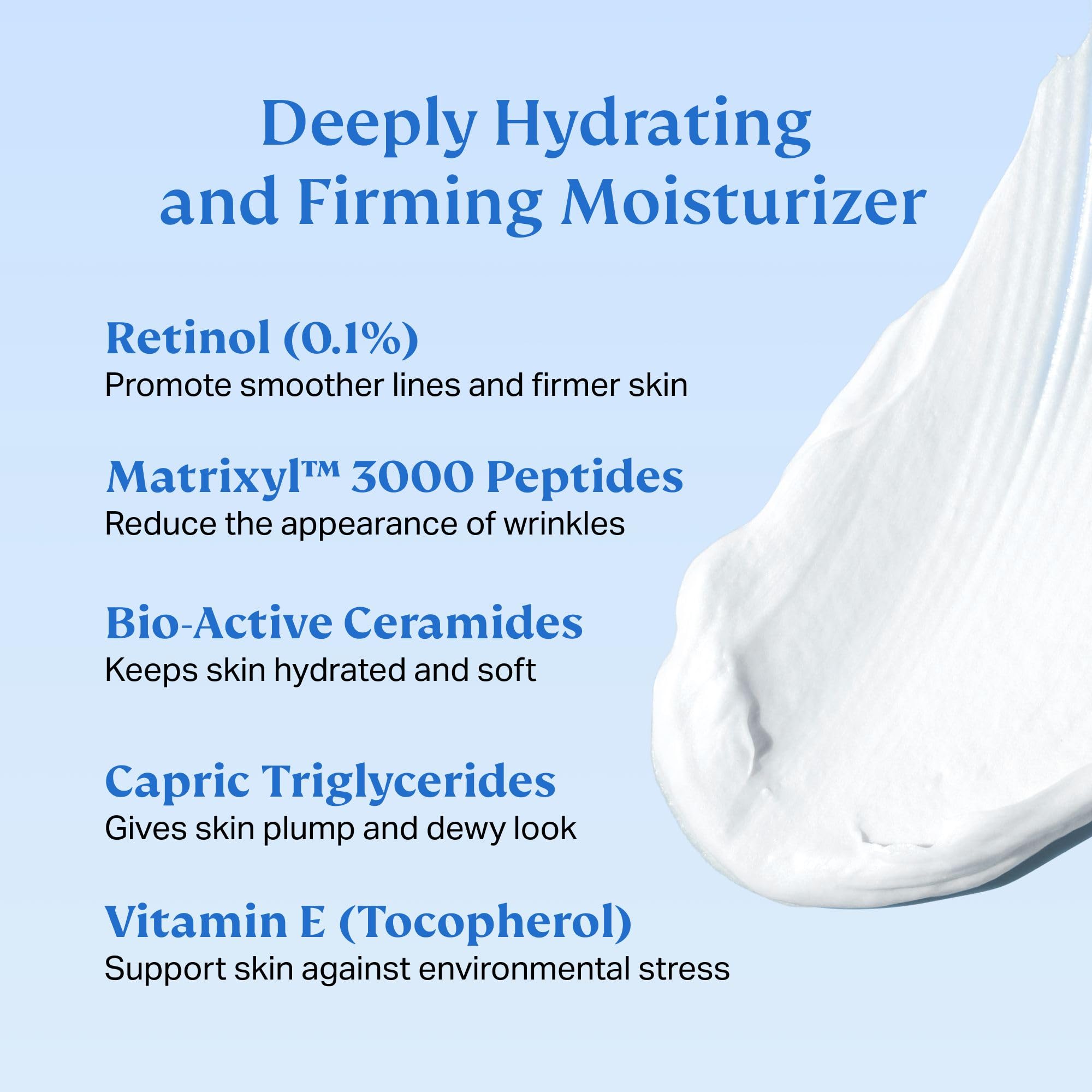 Hydronova Triple Action Lifting Cream jar and product texture
