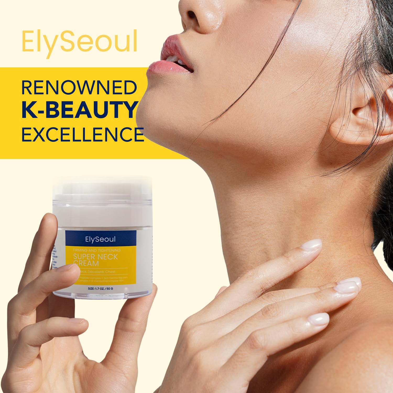 Texture of ElySeoul Korean anti-aging neck treatment