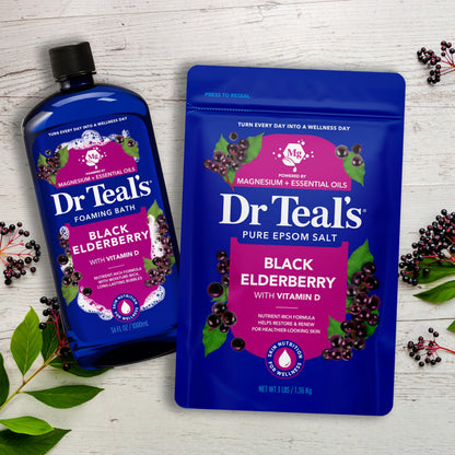Vegan and paraben free certified seal on Dr Teal's packaging