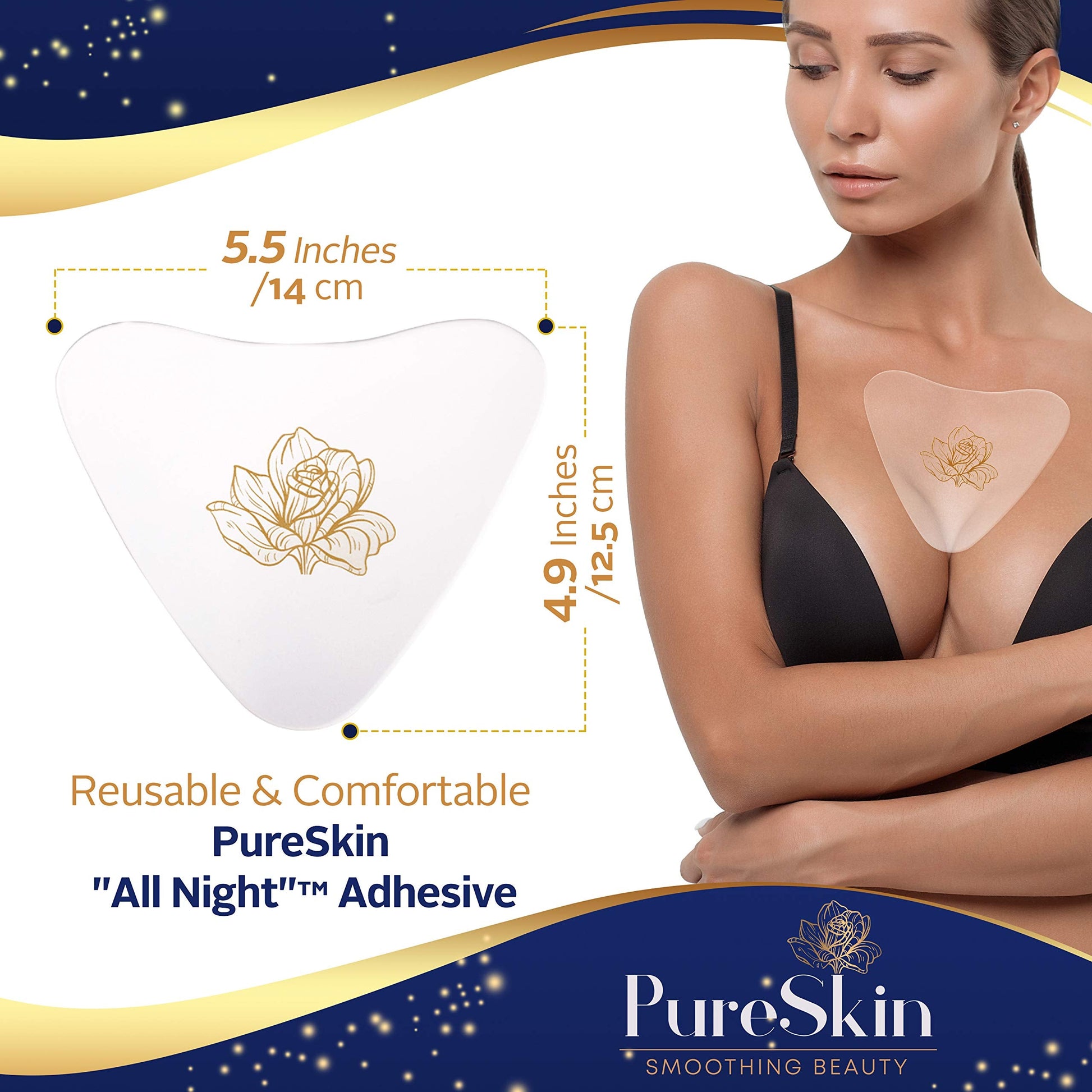 Instructions for cleaning PureSkin reusable silicone pads