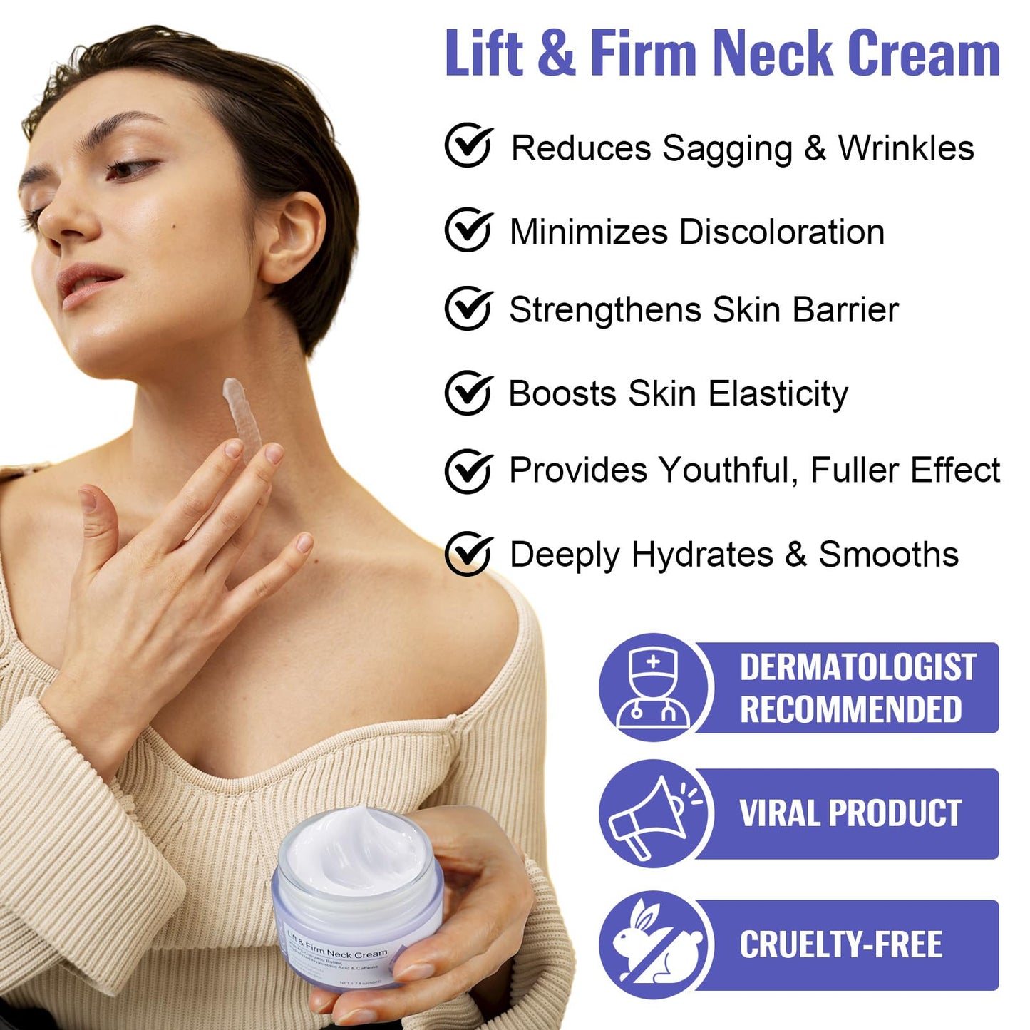 Texture demonstration of Zixaok firming cream