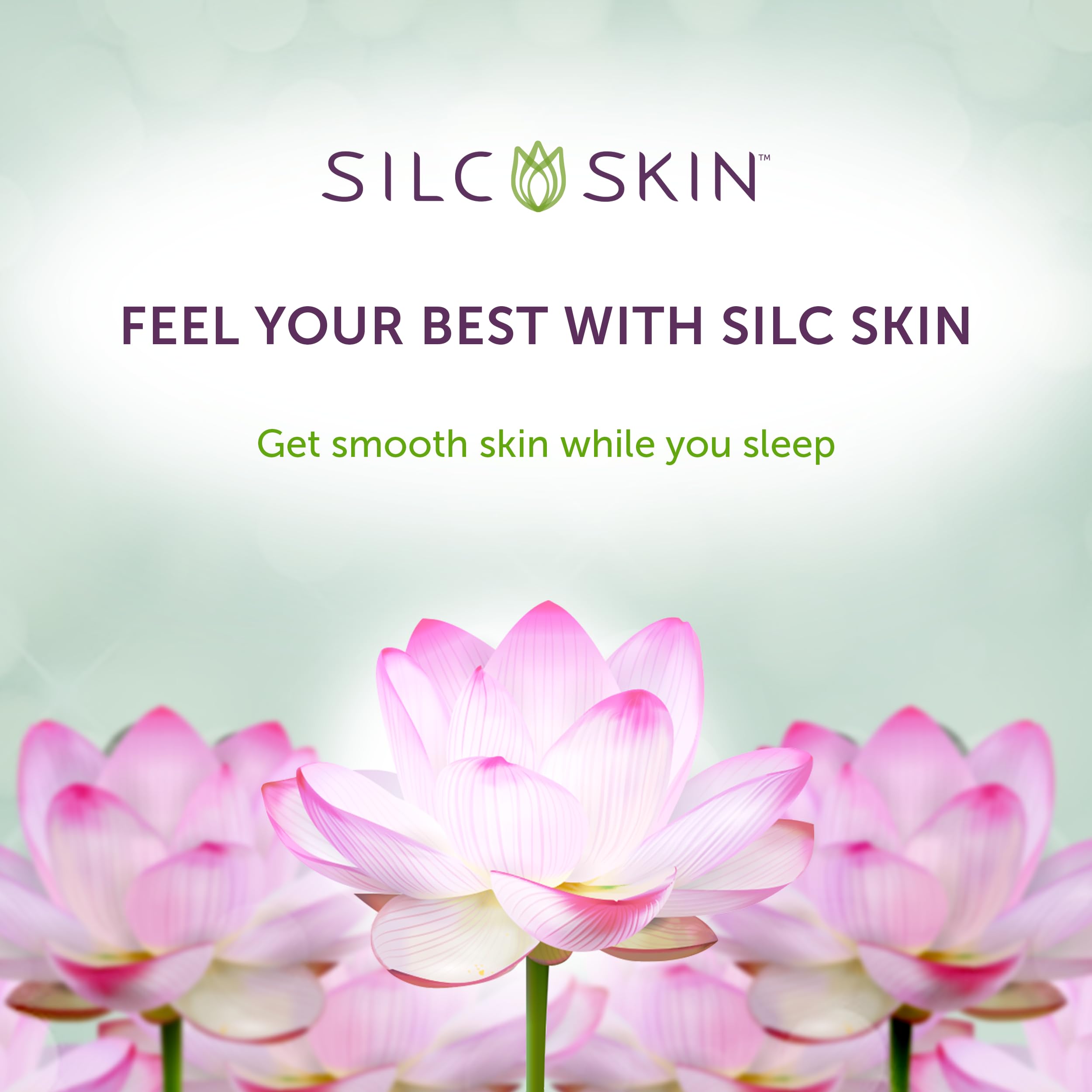 Application of Silc Skin chest pad for anti-aging care