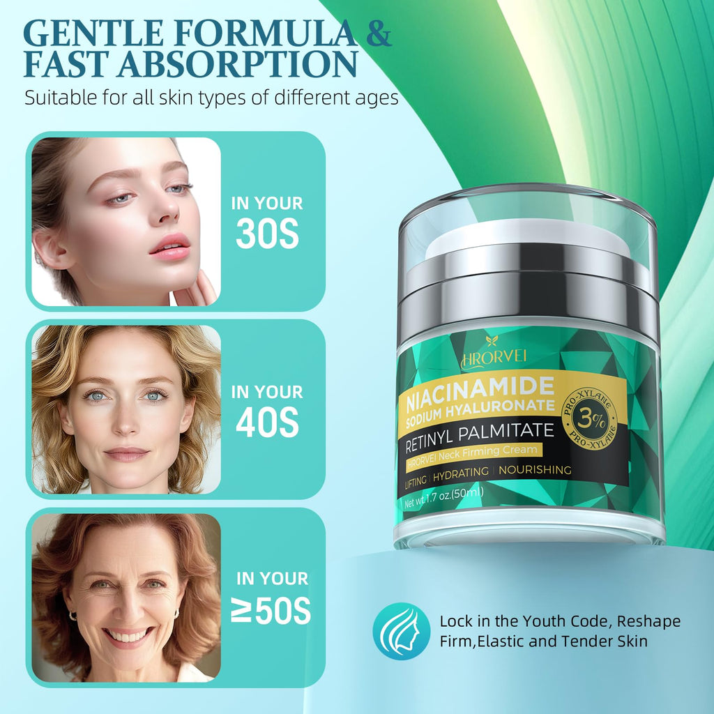 Demonstration of lightweight cream application