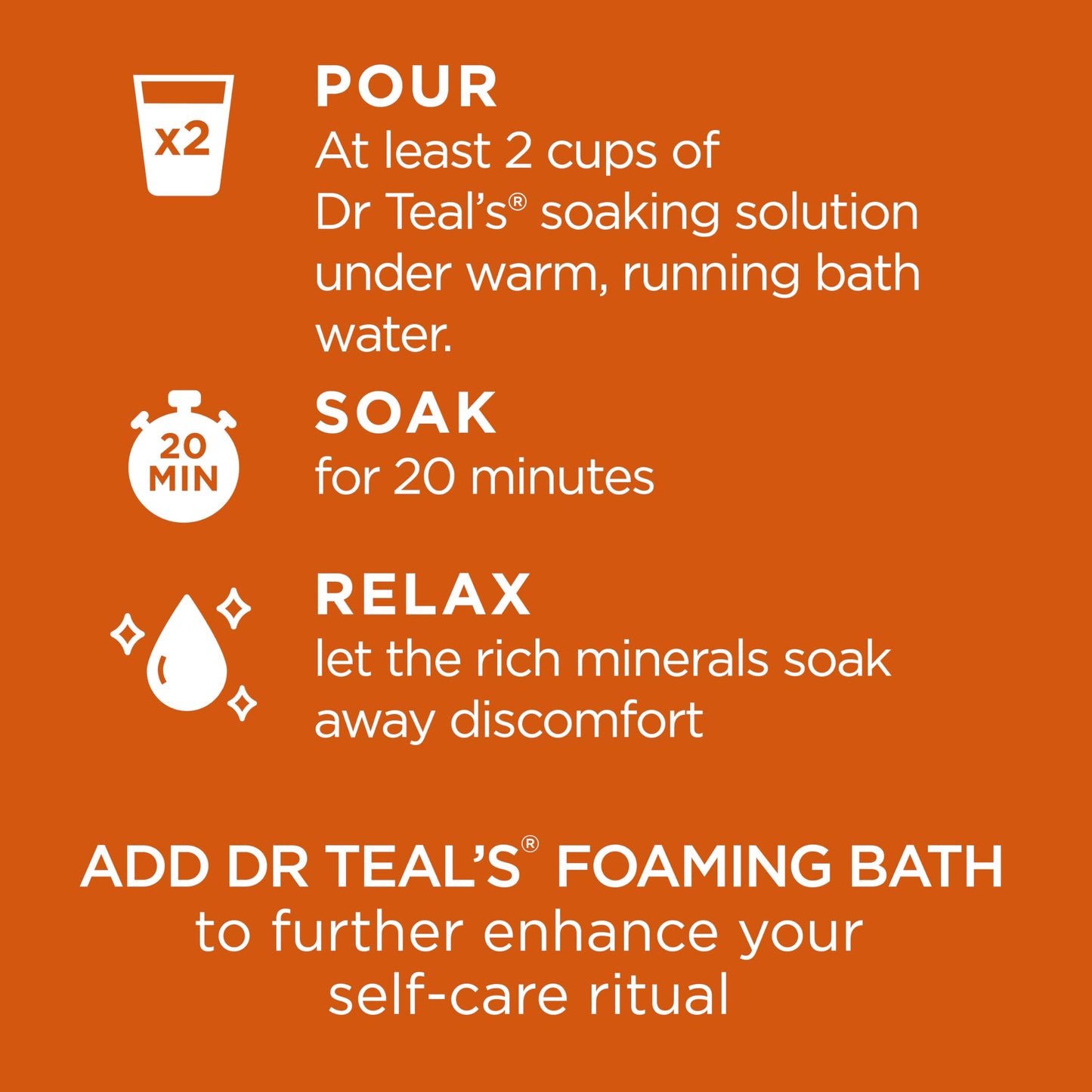 Dr Teal's Cozy Fireside bath salts package showcasing chestnut and cedar essential oil callouts