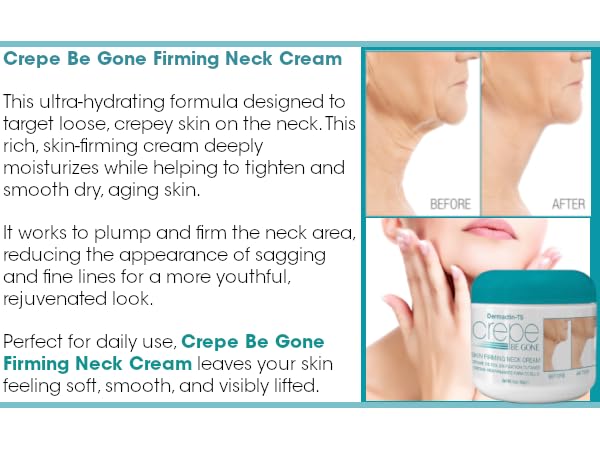 Dermactin firming neck cream packaging details