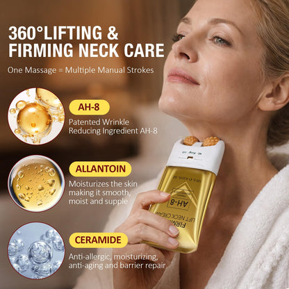 Detailed label view of BKKTfBWK neck firming cream