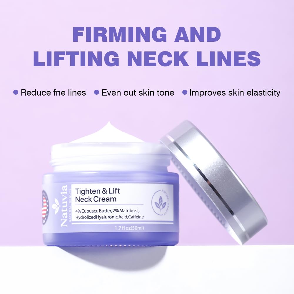 Natuvia neck firming moisturizer packaging