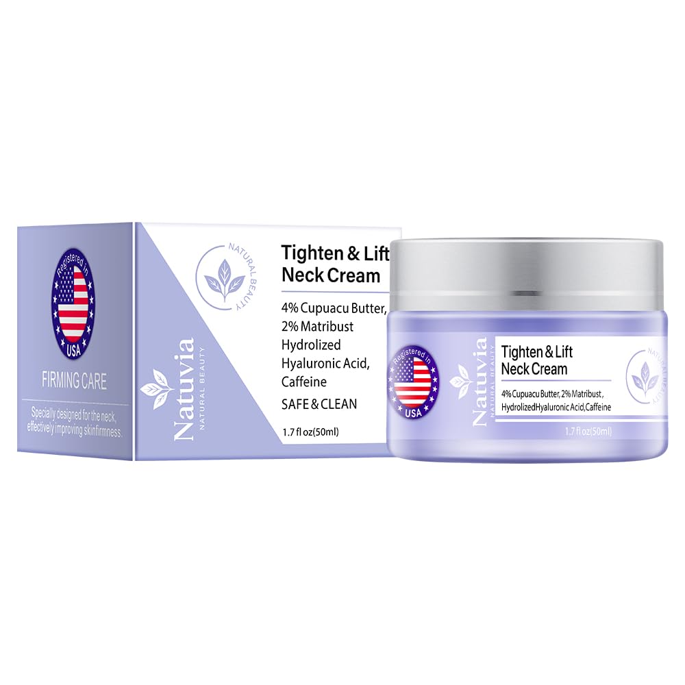Natuvia cream featuring Cupuacu Butter and Caffeine