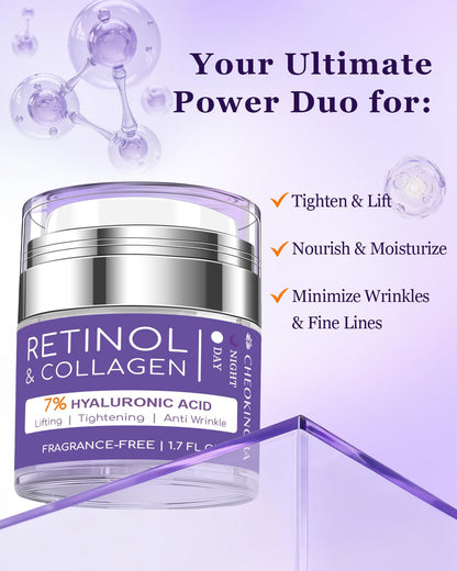 Cheokingba retinol and hyaluronic acid cream jar